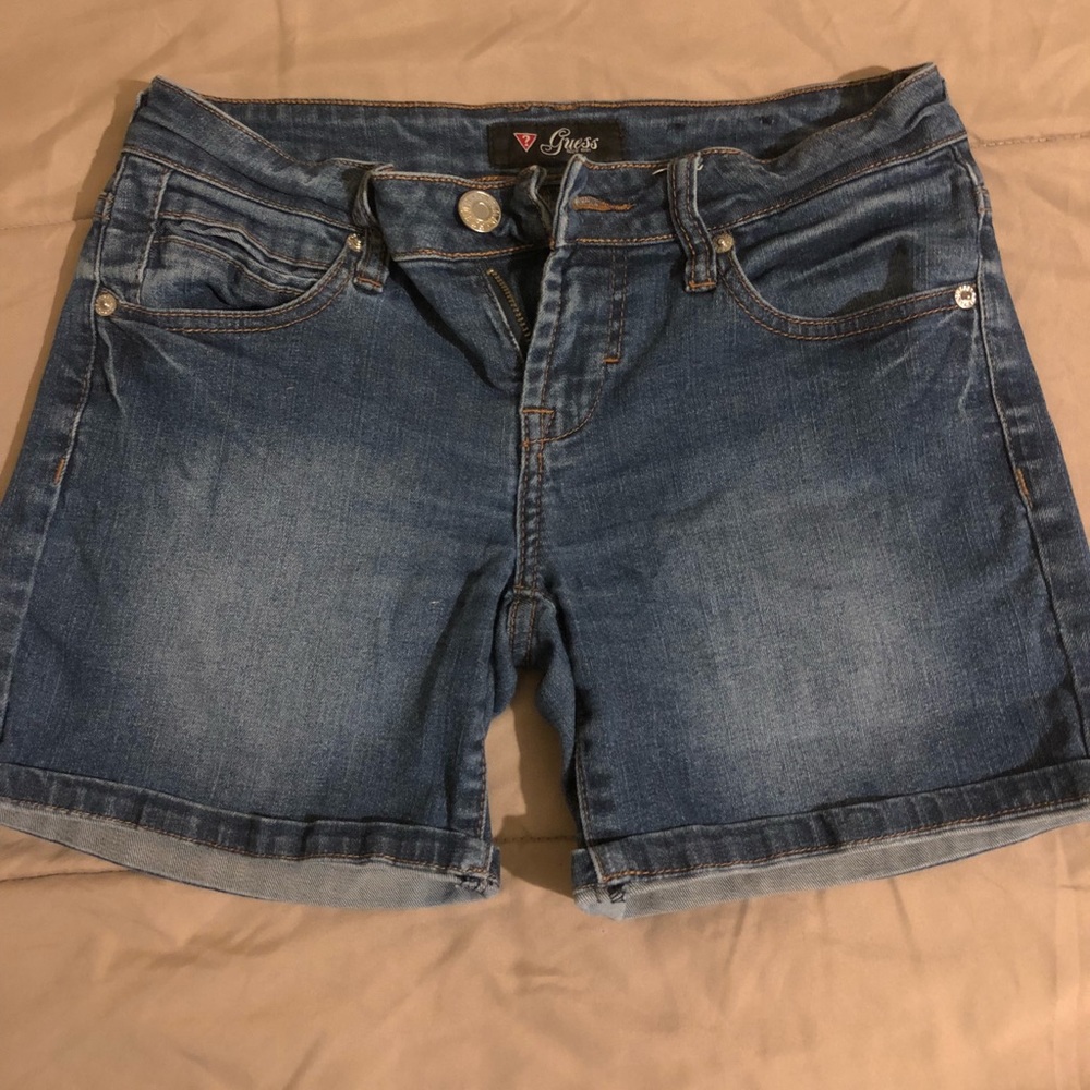 Denim shorts